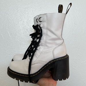 Dr Marten Chesney Boots Sz 7 in White